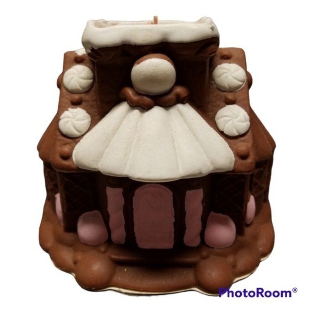 Vintage Avon Gingerbread House Candle
